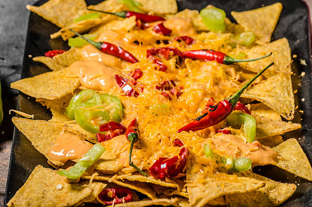 istock Baked Nachos with cheese 546205012