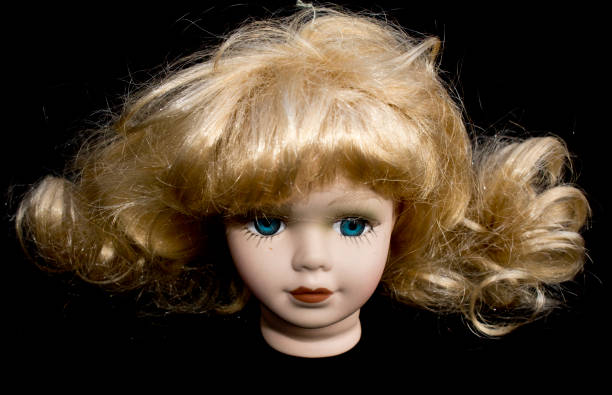 istock Blond Hair Girl Dolly Head 546206146