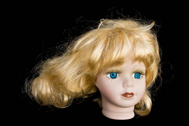 istock Blond Hair Girl Dolly Head 546207306