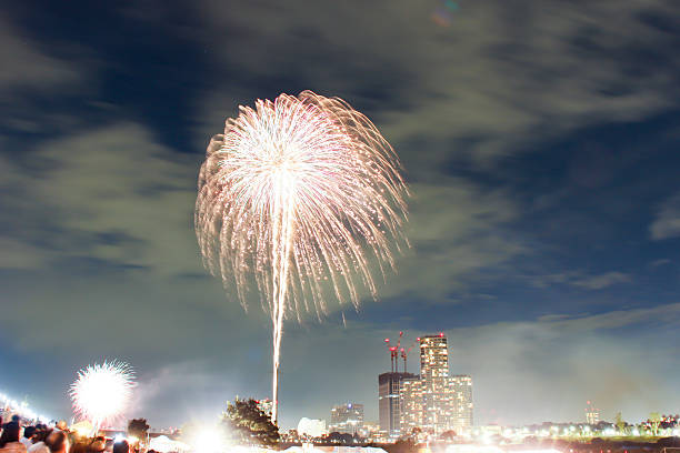 istock fireworks, SETAGAYA TOKYO JAPAN 546210670
