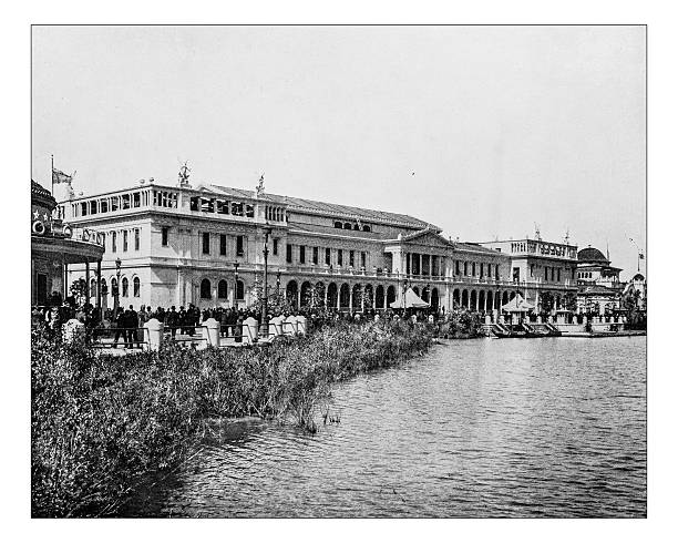 istock Antique photograph of Woman's building (World's Columbian Exposition, Chicago, USA)-1893 546421222
