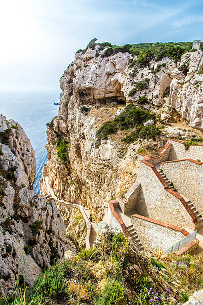 istock Stairway leading to the Neptune's Grotto,near Alghero 546424772