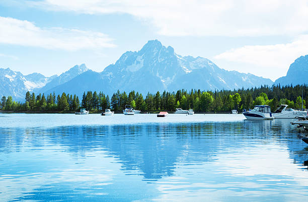istock Jenny Lake with Grand Teton mountain range 546426462