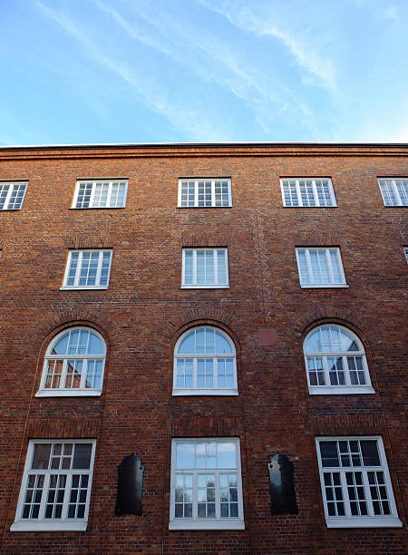 istock Old red brick factory 546426900