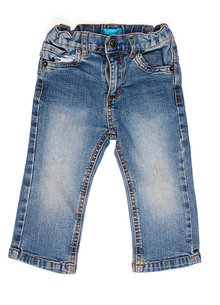 istock children jeans trousers on a white background 546429014