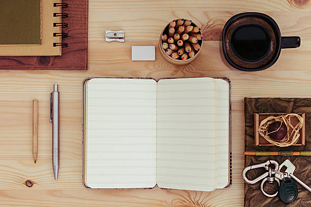 istock The workplace traveler. The blank notebook. The presentation. 546429064