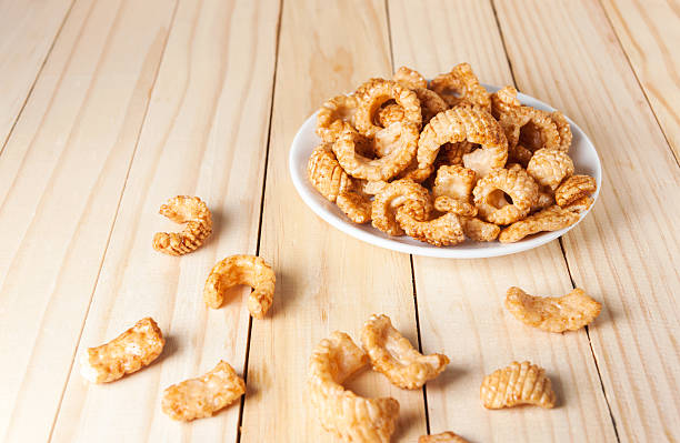 istock Junk food snack tase squid in white plate 546429406
