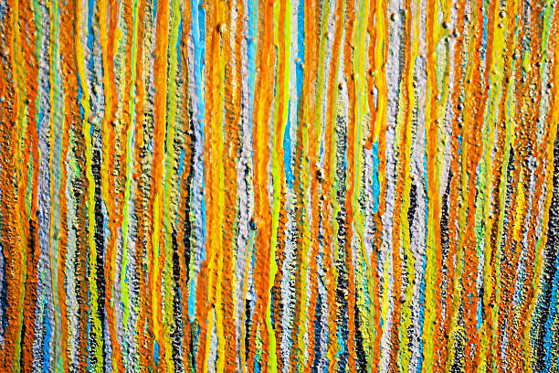 multicolores vetas en la pared - foto de stock