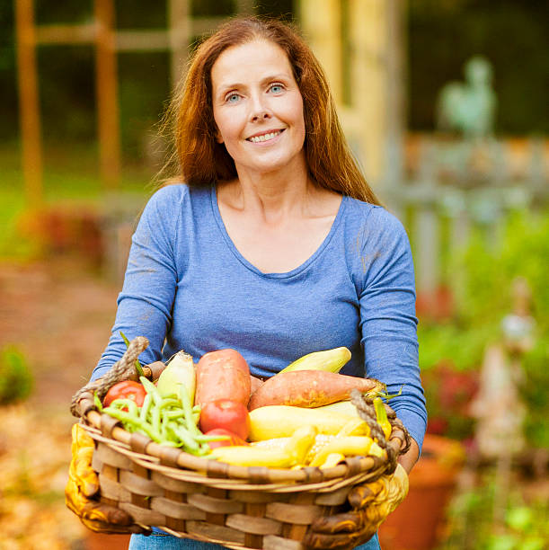 istock Mature Woman in Garden 546432036