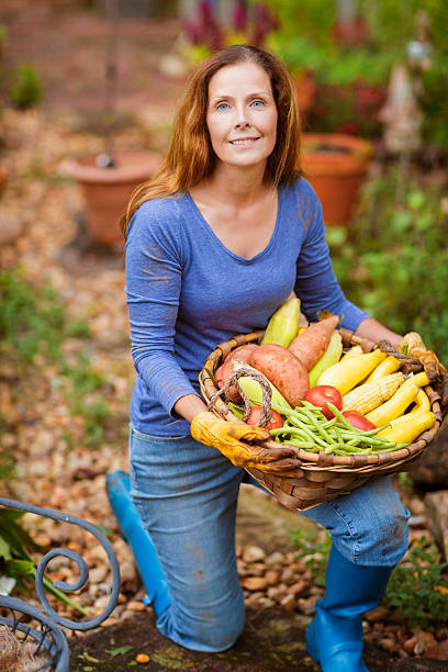 istock Mature Woman in Garden 546432088