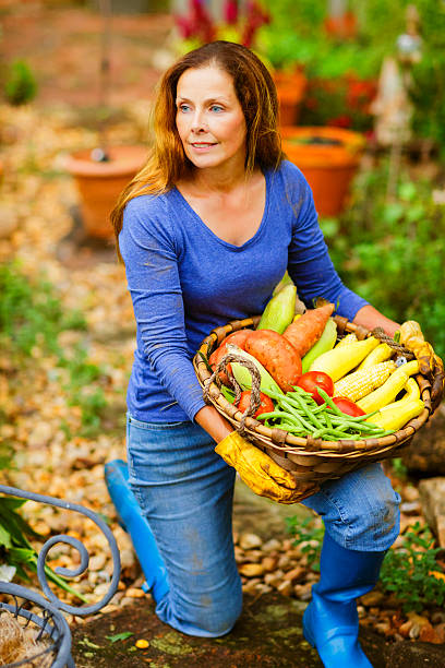 istock Mature Woman in Garden 546432128