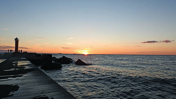 istock Sunset on Baltic Sea coast. 546432730