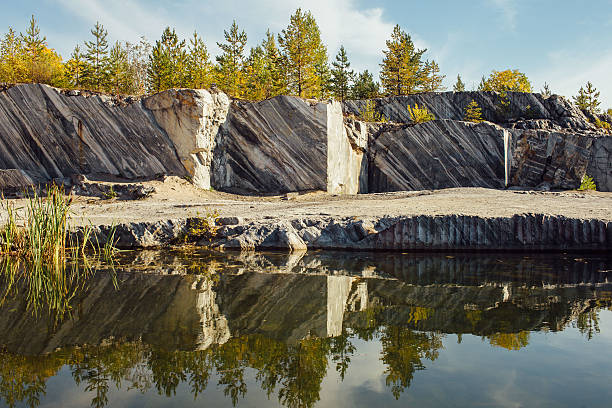 istock Ruskeala marble quarry, Karelia, Russia 546433638