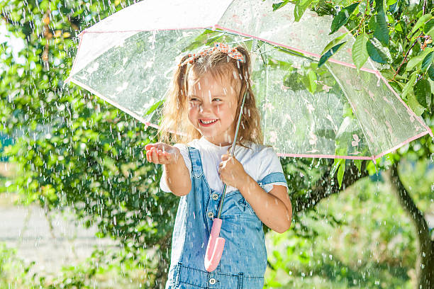 istock Funny little girl 546434710