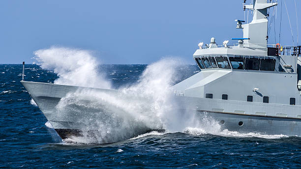 istock Danish coast guard near the coast on bornholm 546437138