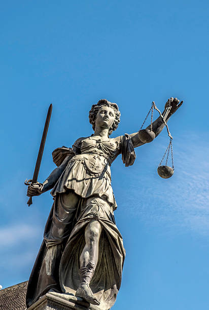 istock Statue of Lady Justice (Justitia) in Frankfurt 546442294