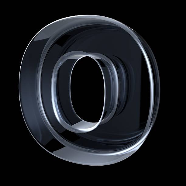 istock Transparent x-ray letter O. 3D 546443314