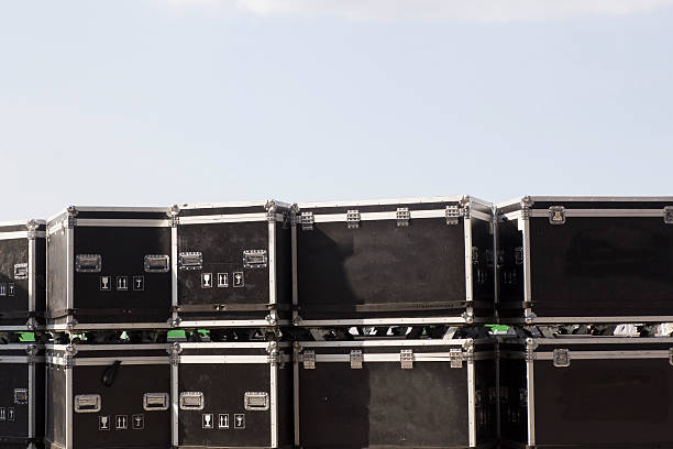 istock cable case and flight cases to transport music equipment 546443662