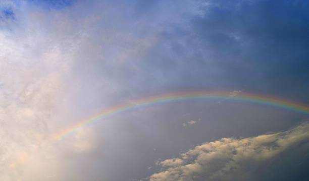 istock meteorological phenomenon rainbow light effect sky skyscape background 546448600