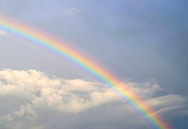 istock meteorological phenomenon rainbow light effect sky skyscape background 546448616