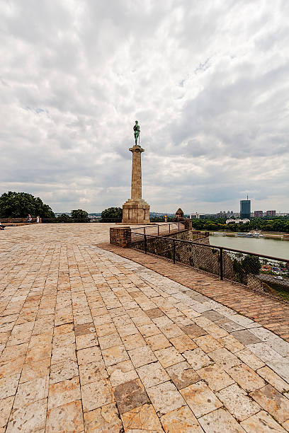 istock Belgrade fortress and victor monument 546449882