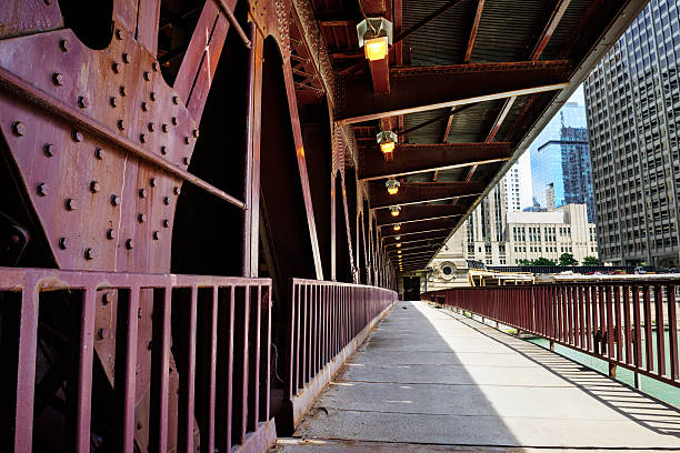 istock Lower deck of Michigan Avenue Bridge, Chicago 546450084