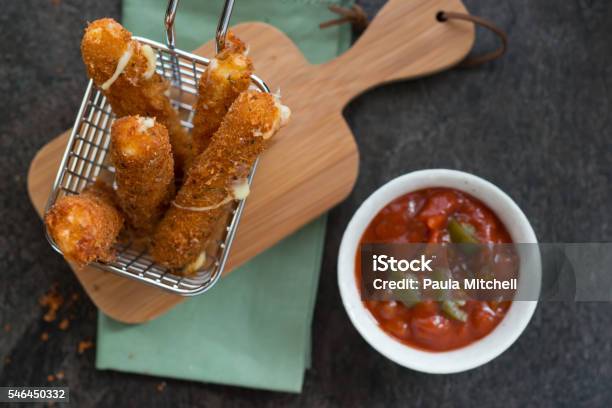 Cheese Finger On Basket Stock Photo - Download Image Now - Stick - Plant Part, Cheese Stick, Mozzarella