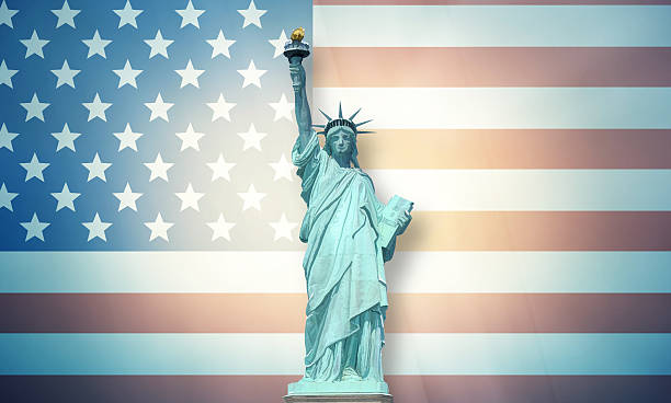 istock Statue of Liberty photo modified 3d render 546457126
