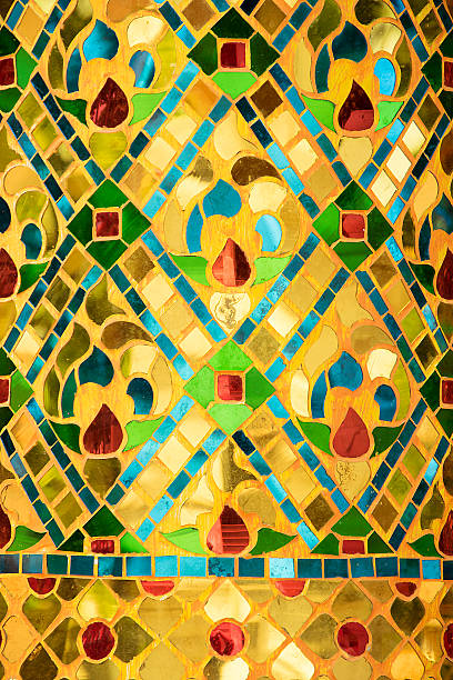 istock Decorate with glass of a Thai Temple. 546461920