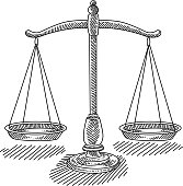 istock Scales of Justice Drawing 546464750