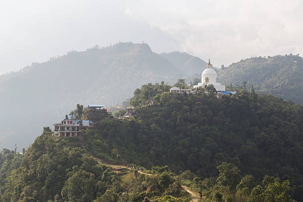 istock World Peace Pagoda in Pokhara, Nepal 546468754