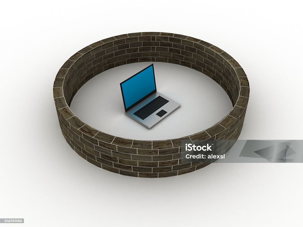 Computer Firwall Computer Network Security Firewall Protection Concept Stock Photo ...