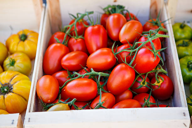 istock red tomatoes from farmers market in Provence 546763236