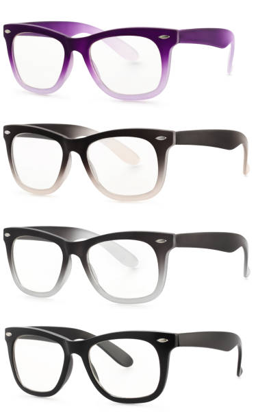 istock set spectacles isolated on white background, in various colors 546763278