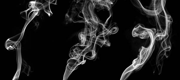 istock Collection Abstract white smoke on black background 546763960