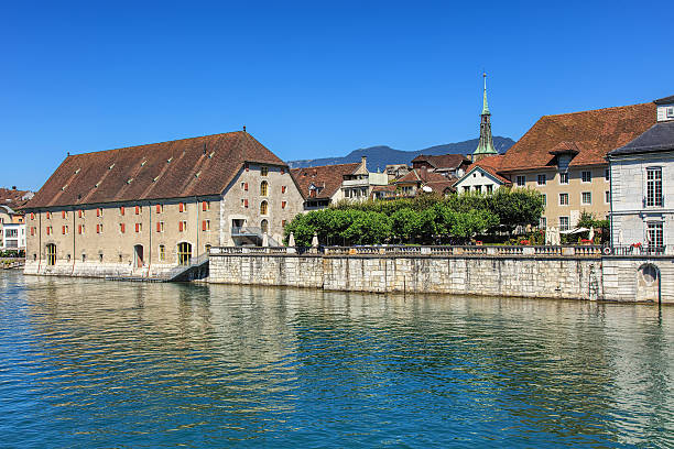 istock Buildings along the Aare river in Solothurn, Switzerland 546764342