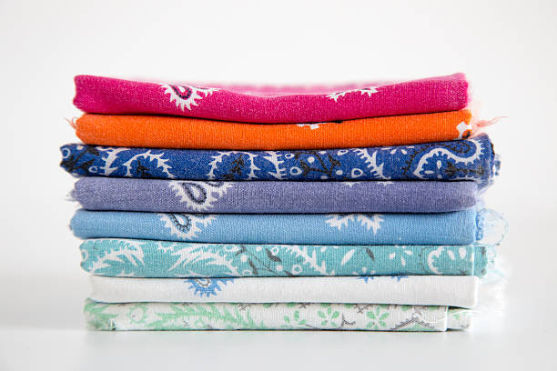 istock handkerchiefs colorful white background 546766560