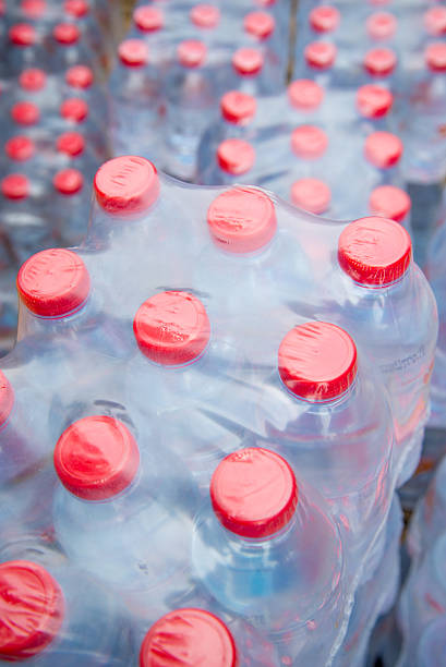 istock Stacks of water bottles 546768380