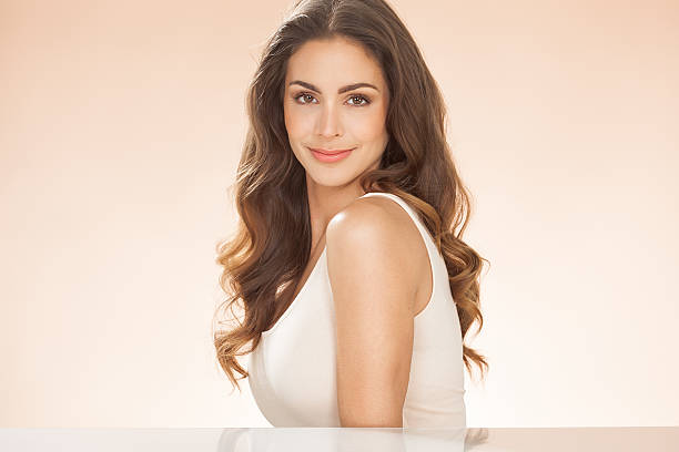 istock Smiling Woman With Long Hair 546770716