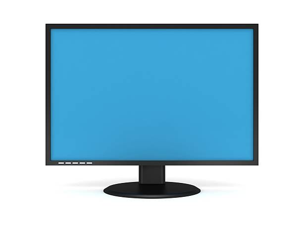 istock Computer monitor screen lcd led isolated 546778380