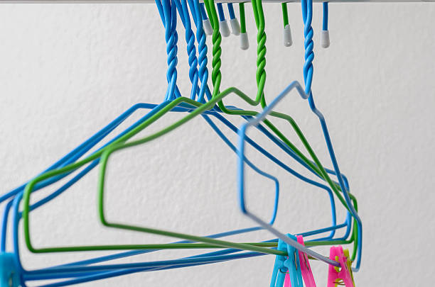 istock full colour the clothespin and hanger on a clothes line. 546779790