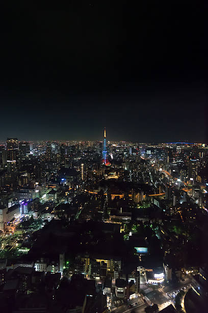 istock Tokyo Tower and Rainbow Bridge night view 546780914