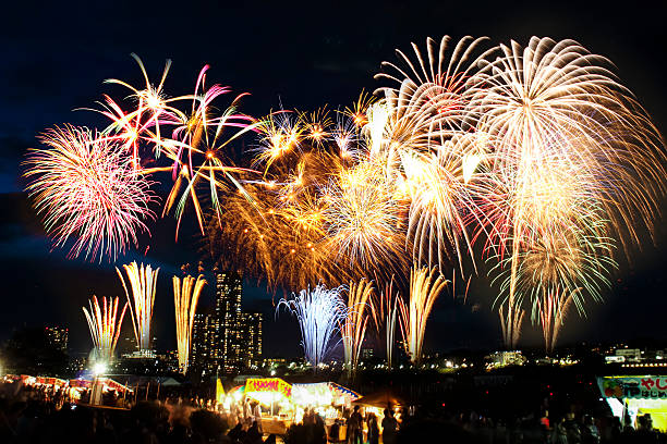 istock fireworks, SETAGAYA TOKYO JAPAN 546783856