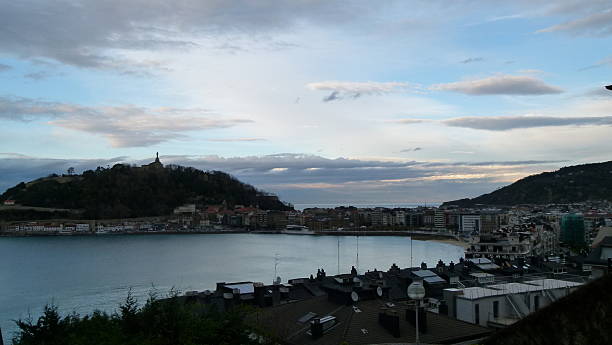 Sunset at San Sebastian, Spain.