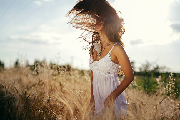 istock Beautiful teen feeling free 546786184