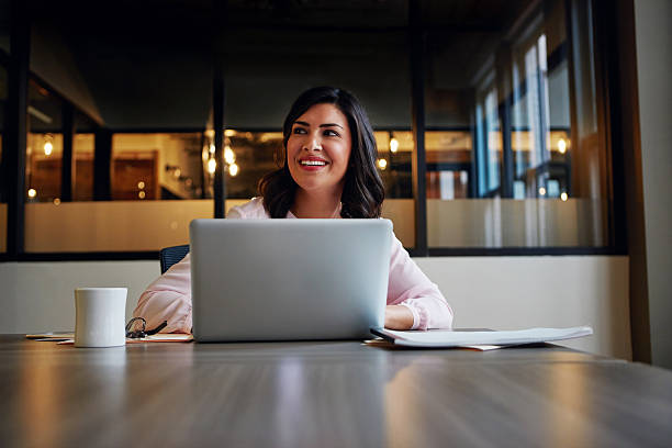 istock She's going places in the company 546791972