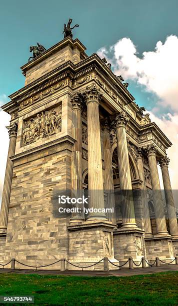Arch Of Peace Stock Photo - Download Image Now - Allegory Painting, Arch - Architectural Feature, Architecture