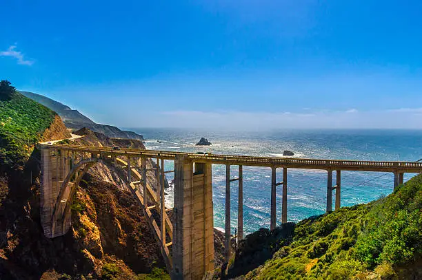 Photo of Bixby Creek Bridge on Pacific Coast Highway #1, Los Angeles