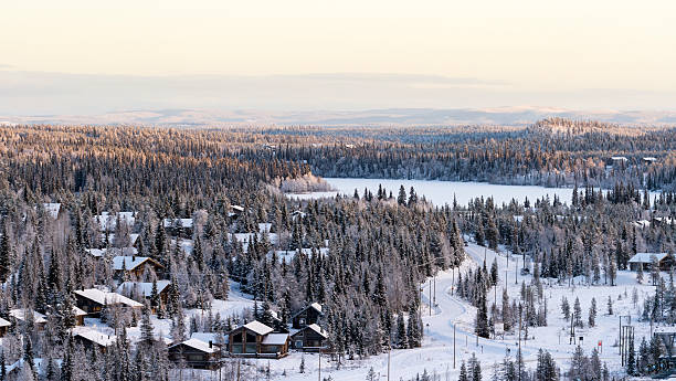 Beautiful view in Finland, Ruka