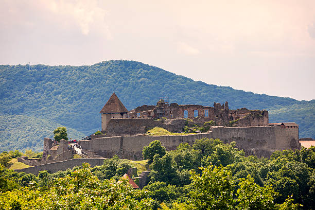 Visegrad, Hungary - May 16, 2016: The Citadel (Fellegvár) in Visegrad Hungary at day.